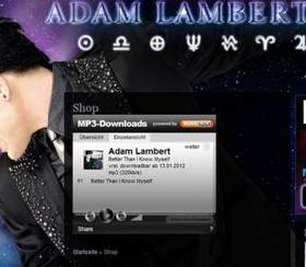 Adam Lambert - Better Than I Know Myself (минус)