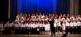 Большой детский хор  под управлением В. Попова - Дорогою добра