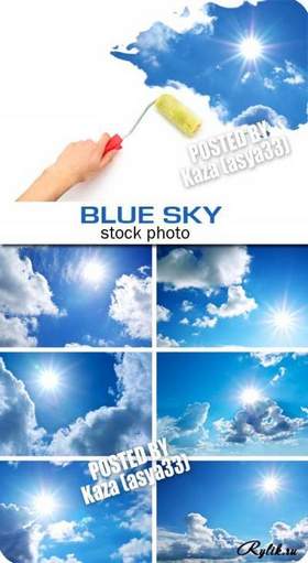 Bright blue the sky - 