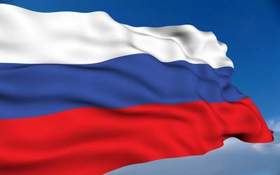 Чайка, флаг - Вместе вся Россия и Отечество