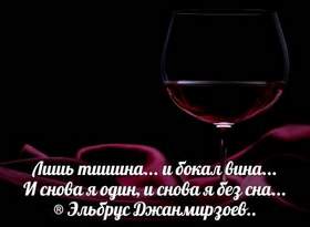 Эльбрус Джанмирзоев - Лишь тишина и бокал вина