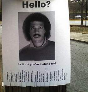 Lionel Richie - Hello, is it me you're looking for