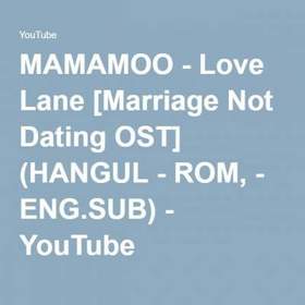 Letöltés lagu mamamoo love lane ost házasság nem randevú
