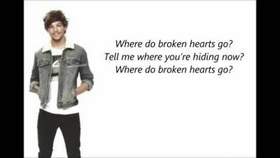 One Direction - Where Do Broken Hearts Go(минус)