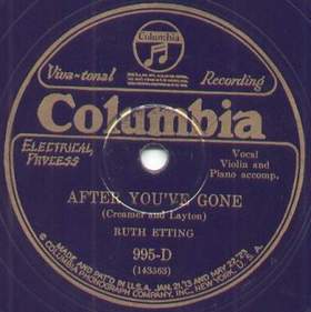 Ruth Etting - After You've Gone