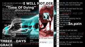 Three Days Grace  Time Of Dying - Three Days Grace  Time Of Dying