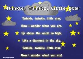 Английские песенки для малышей - Twinkle, Twinkle Little Star
